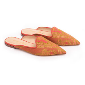 Slipper a punta "Tramonto italiano" - immagine 2