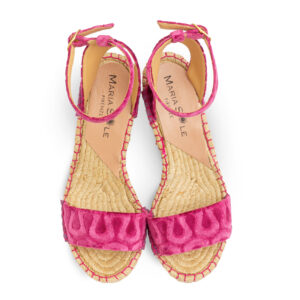 Espadrilles Sandalo con zeppa Fuxia - immagine 2