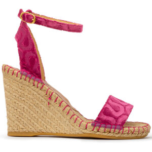Espadrilles Sandalo con zeppa Fuxia - immagine 3