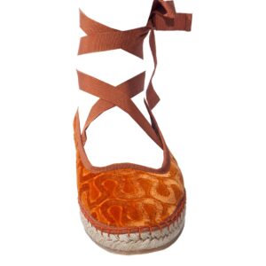 Espadrilles Ballerina Ruggine con Lacci - immagine 3