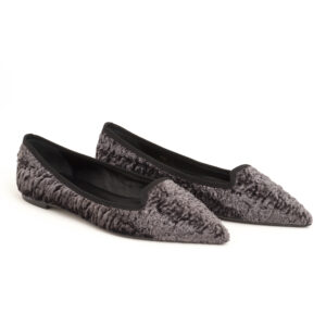 MOCASSINO ASTRAKAN DARK GREY