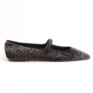 Ballerina Mary Jane Astrakan Dark Grey - immagine 3